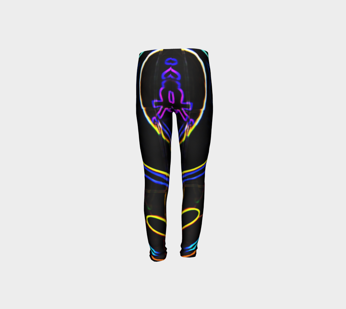 Graffiti 10 Youth Leggings preview #8