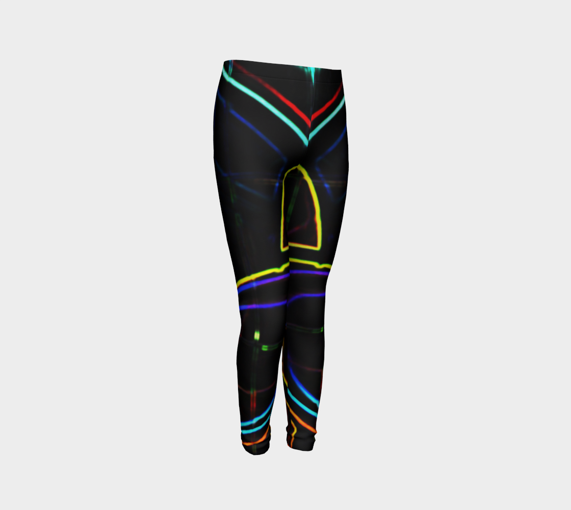 Graffiti 10 Youth Leggings preview #3