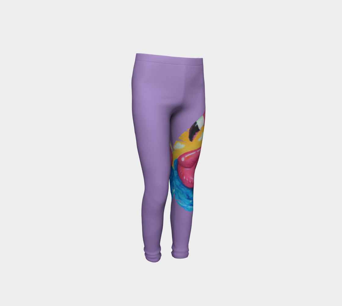 Flamingo Float Youth Leggings  preview