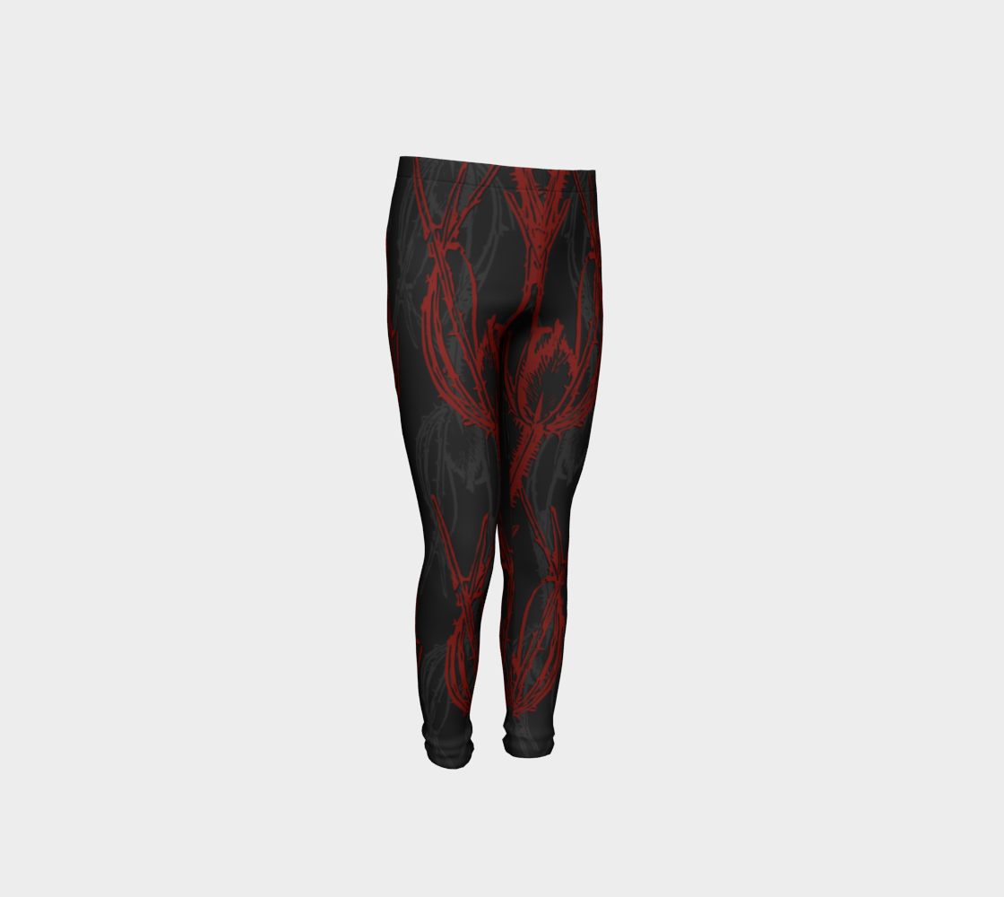 Aperçu de Red Thistle - Youth Leggings
