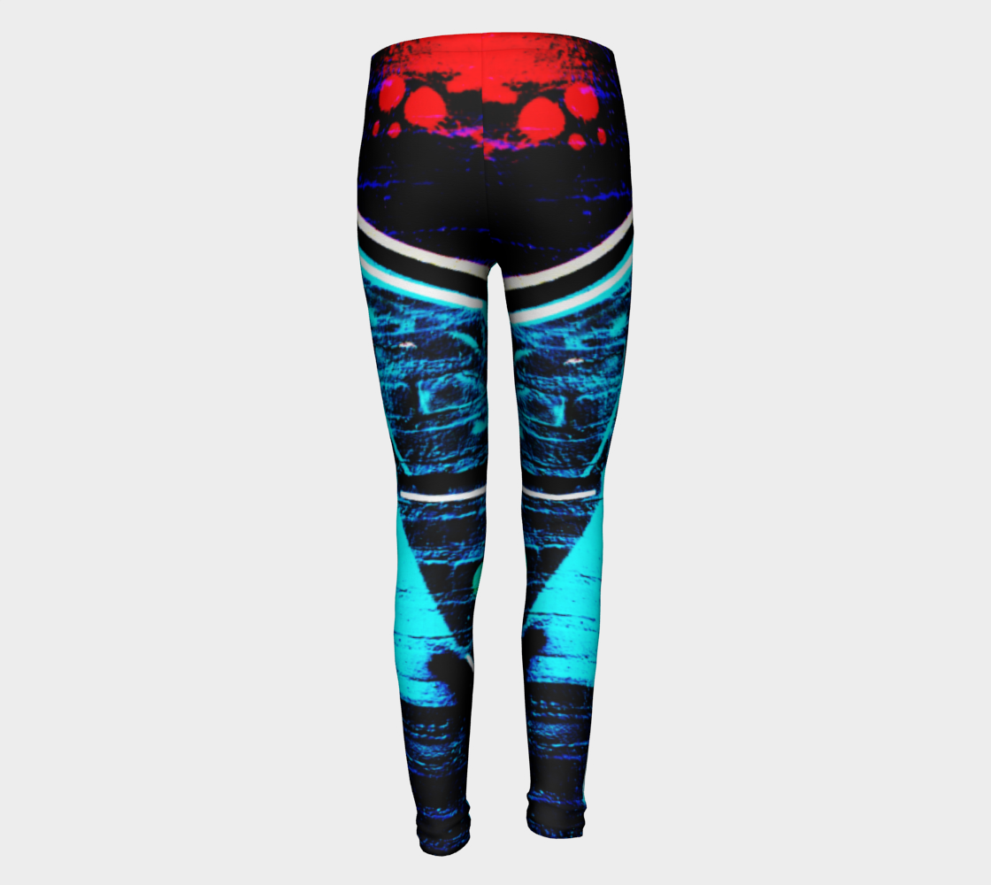 Graffiti 14 Youth Leggings preview #5