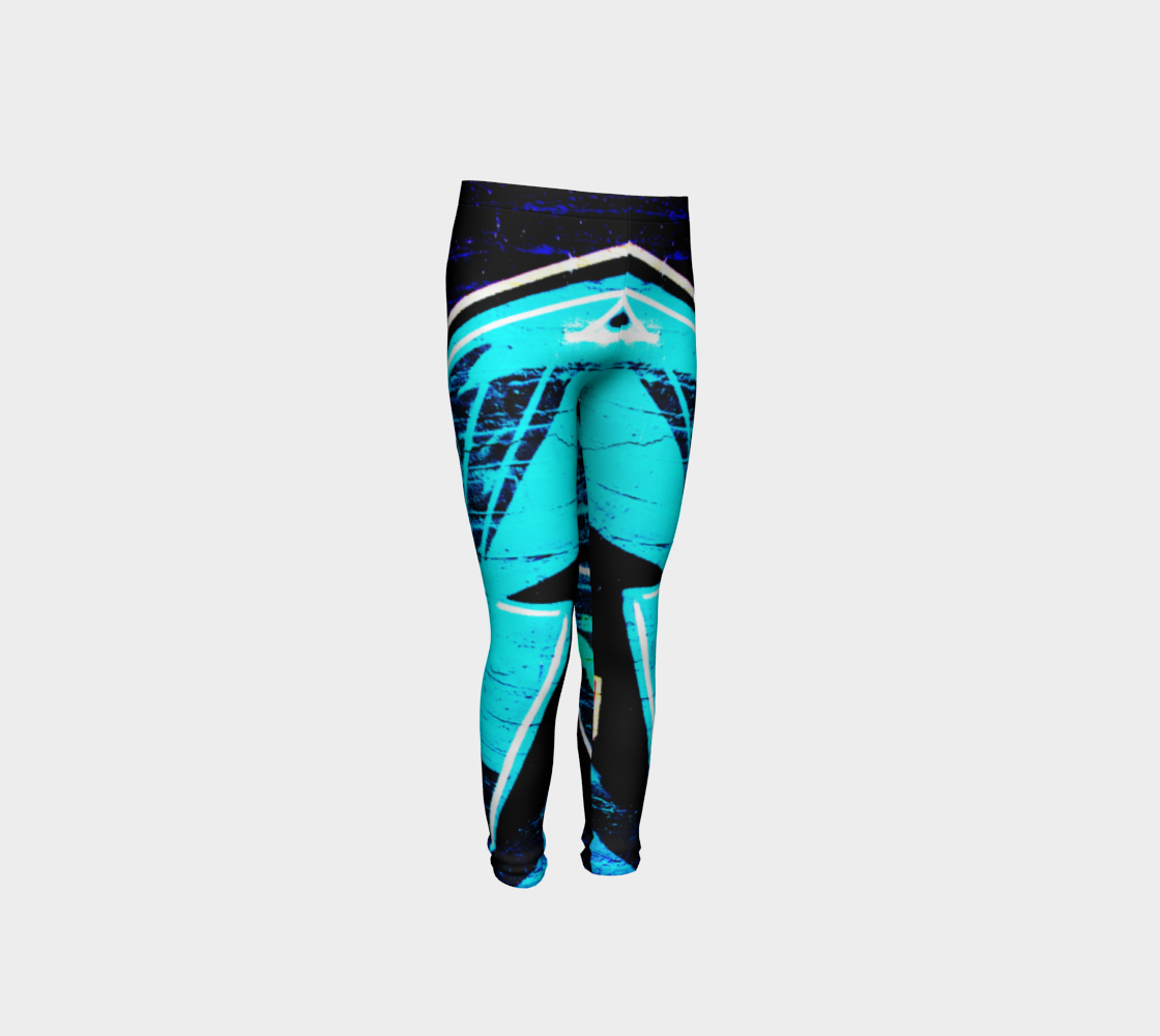Graffiti 14 Youth Leggings preview #4