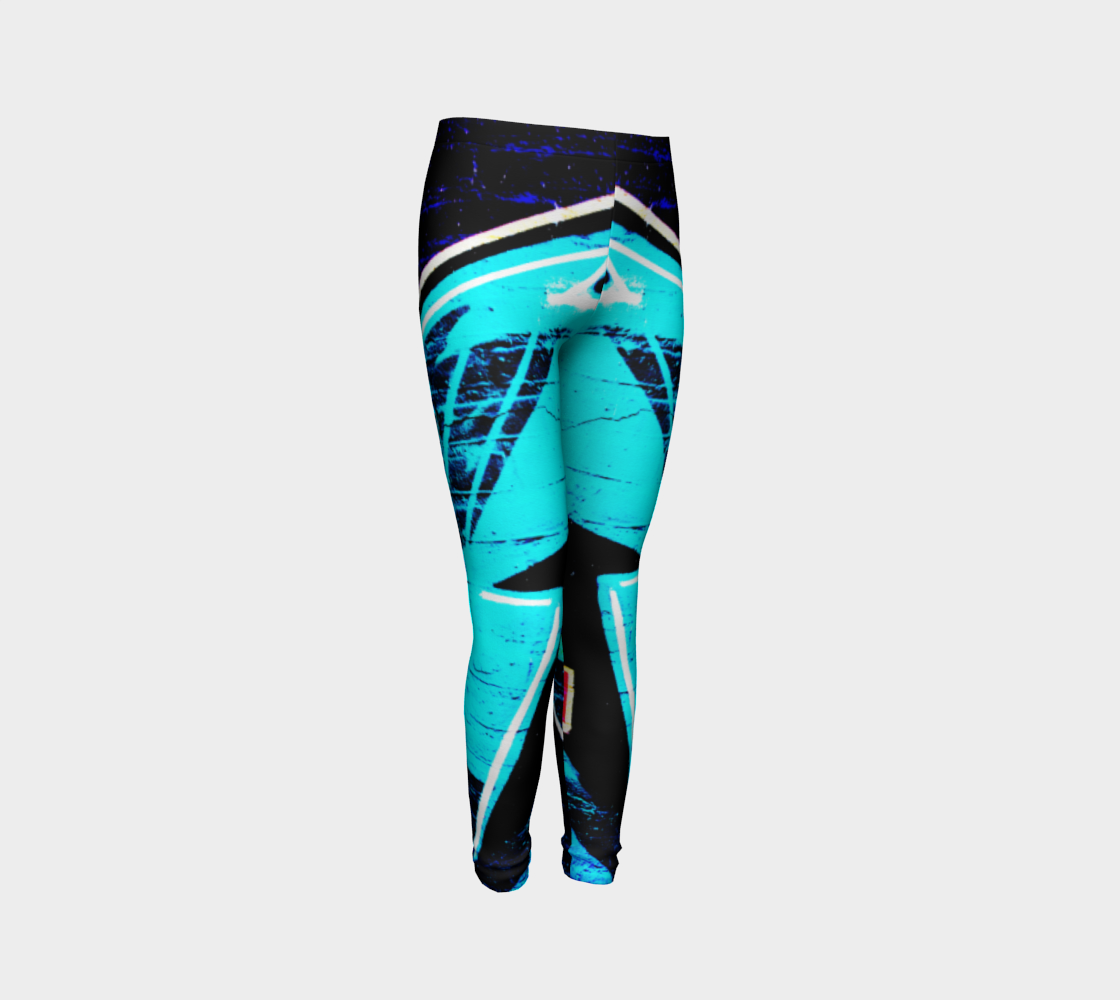Graffiti 14 Youth Leggings preview #3