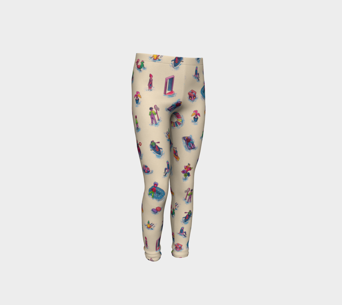Weirdos Land - Vintage - Youth Leggings  preview