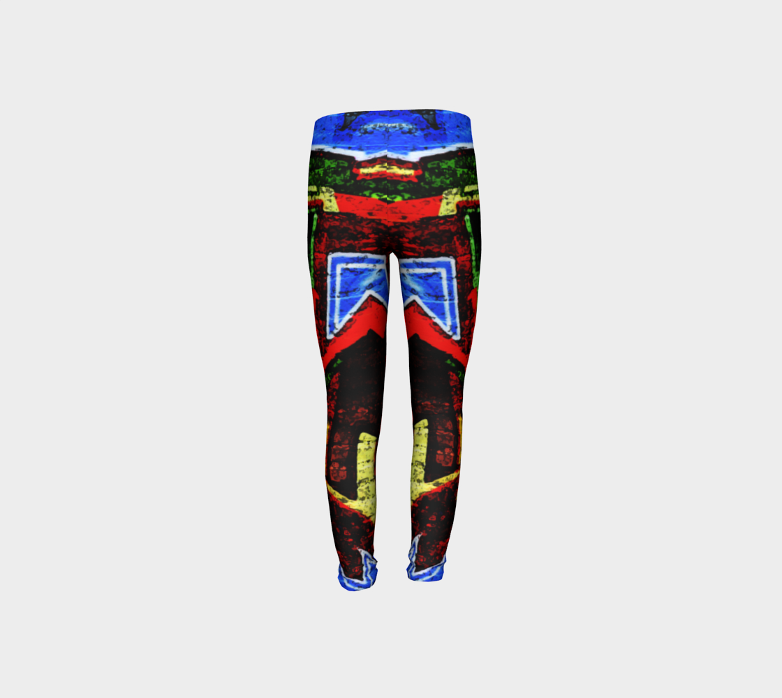 Graffiti 17 Youth Leggings preview #8