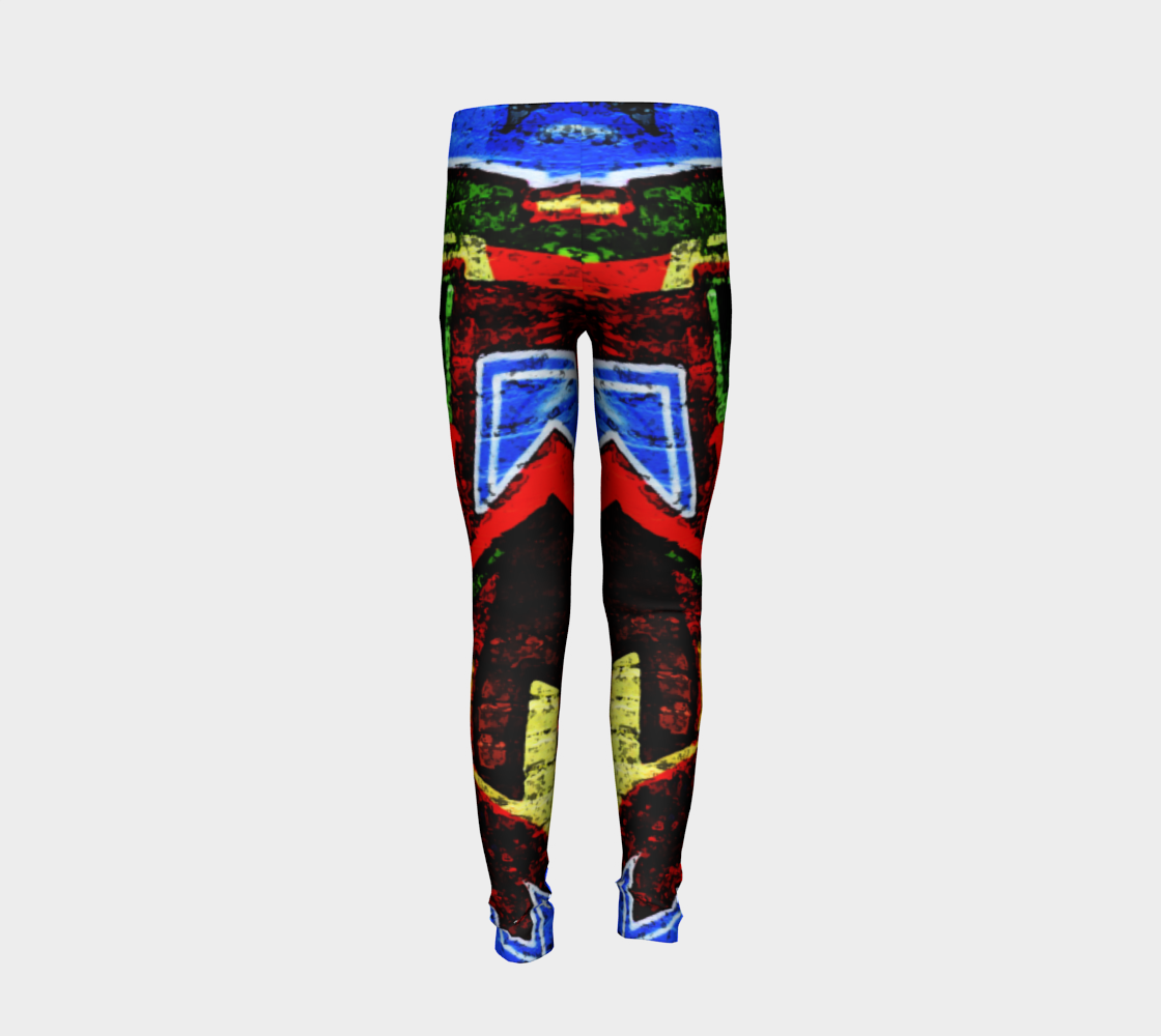 Graffiti 17 Youth Leggings preview #6