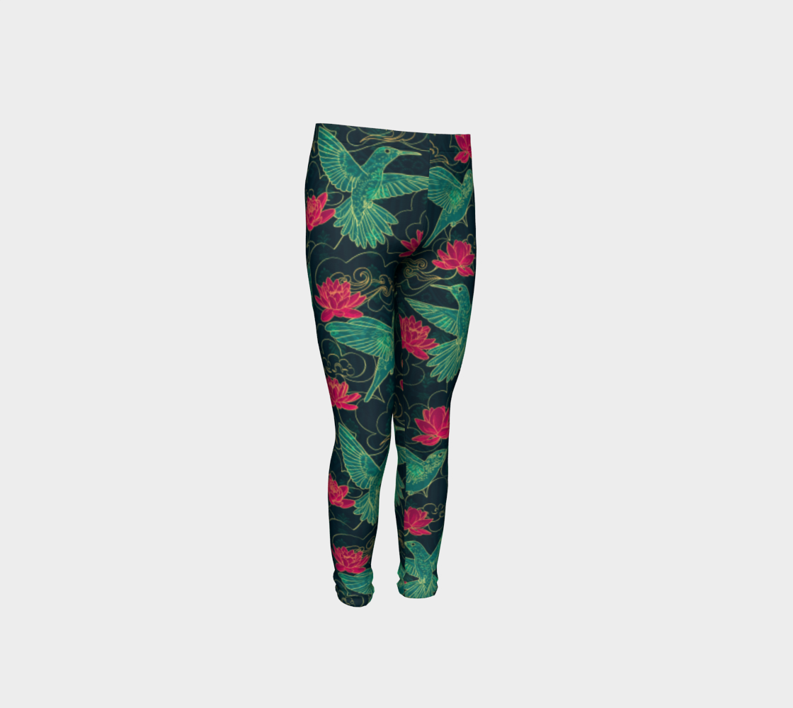 Hummingbirds Youth Leggings  preview