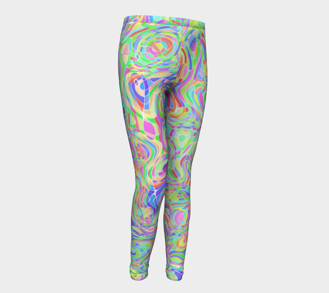 Colorful Swirly Trippy Rainbow Ripples preview #1