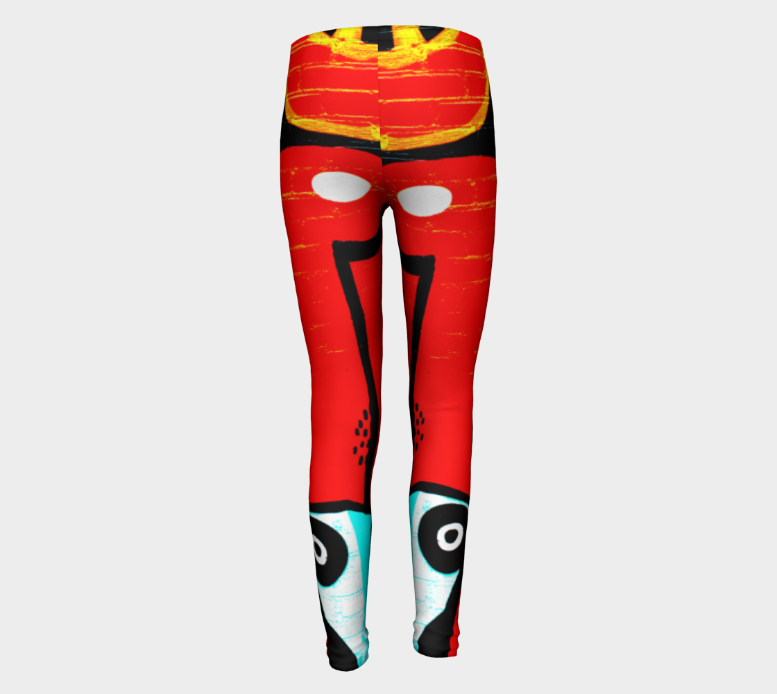Graffiti 19 Youth Leggings preview #5