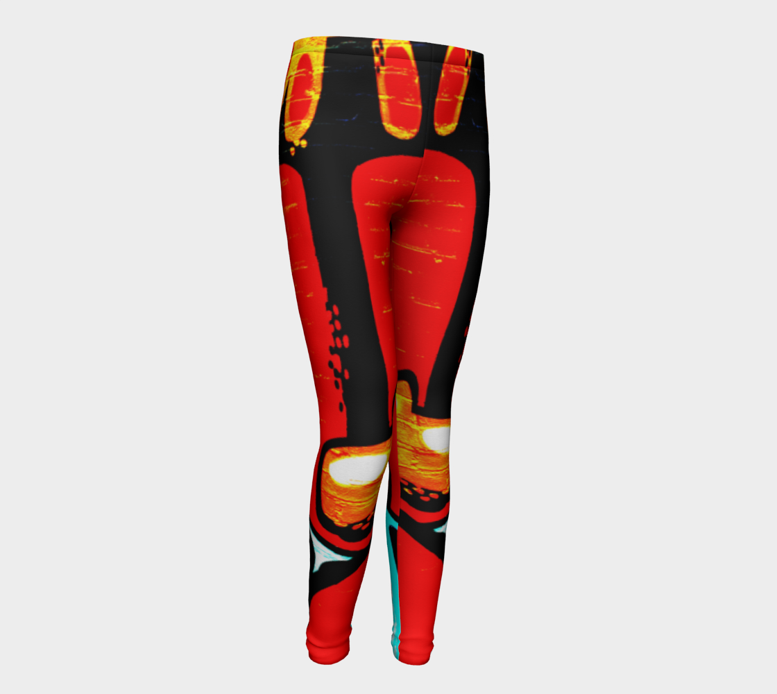 Graffiti 19 Youth Leggings preview #1