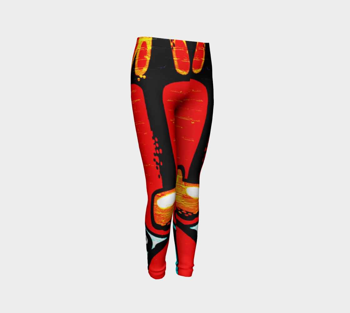 Graffiti 19 Youth Leggings preview #3