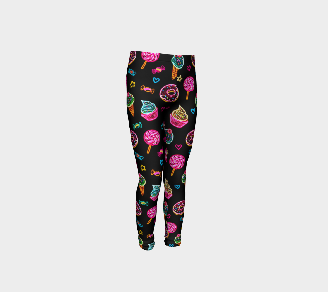 Neon Candy Youth Leggings  preview