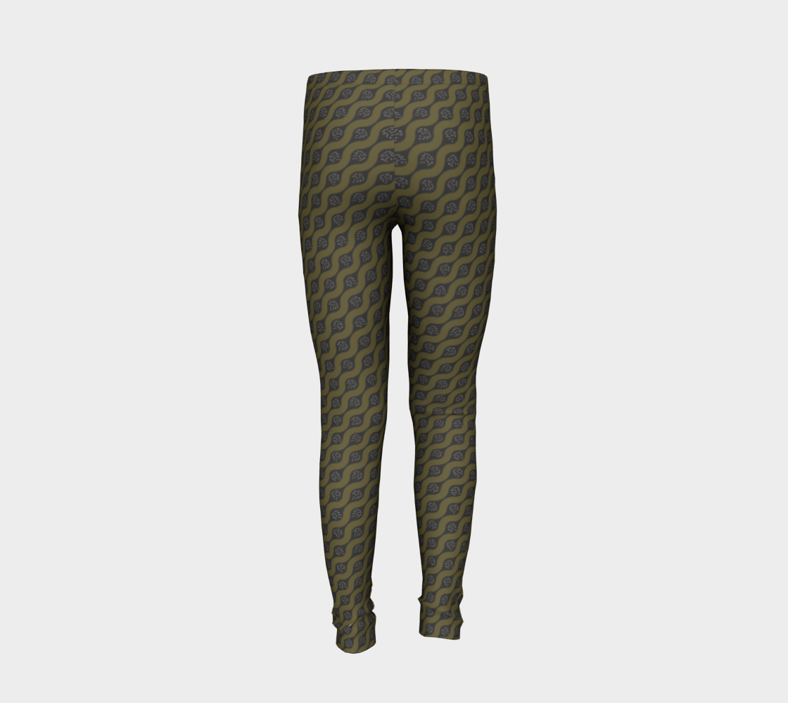 Curving Line in Olive Green preview #6