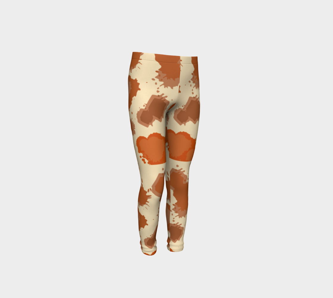 Modern Cow Cream Youth Leggings preview