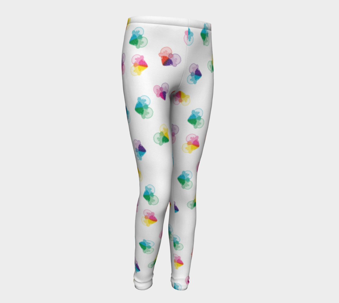 Aperçu de Ice Cream Hearts Youth Legging #1