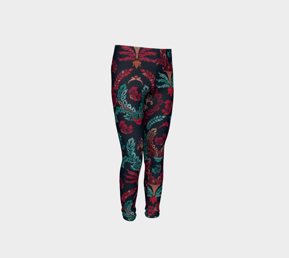 Damask Youth Leggings  preview