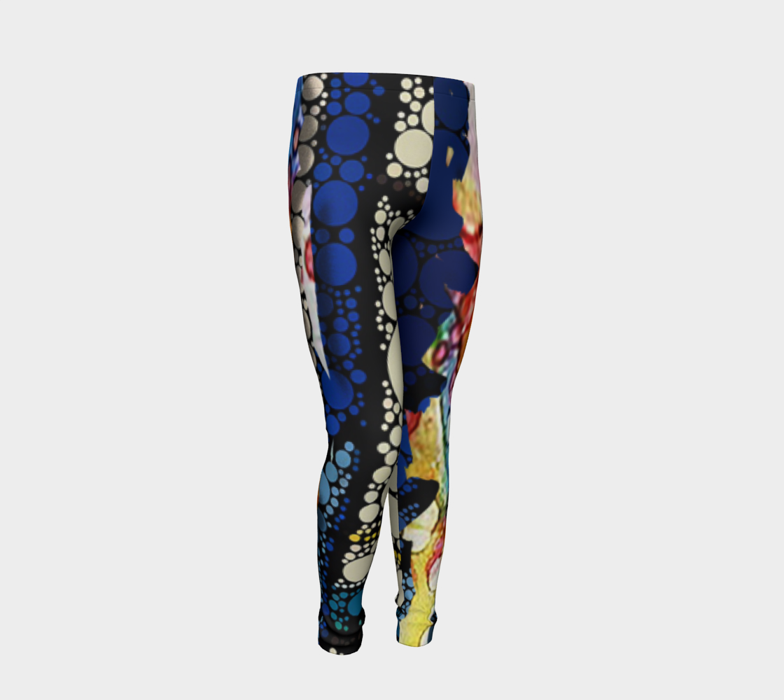 City Nights (youth leggings) 3D preview