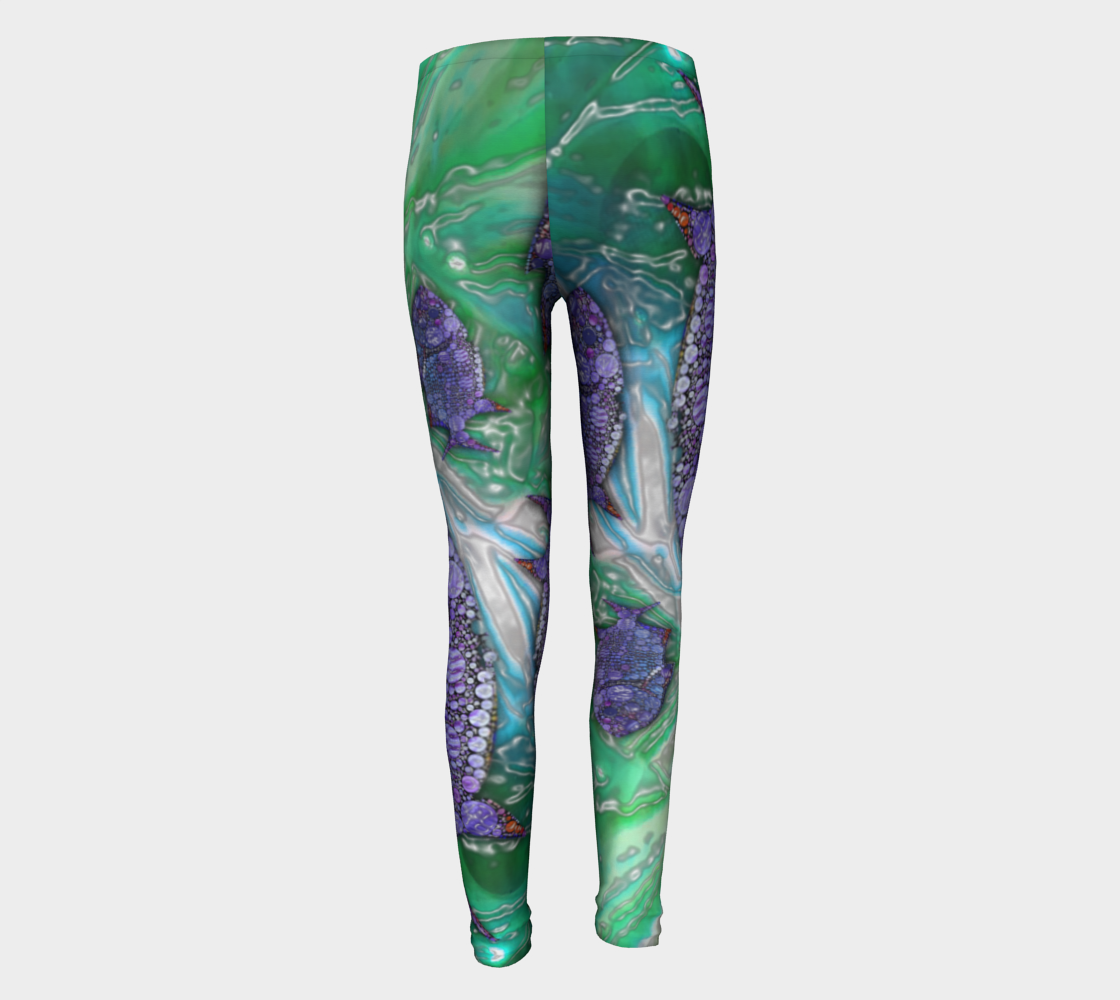 Under Water (youth leggings) preview #5