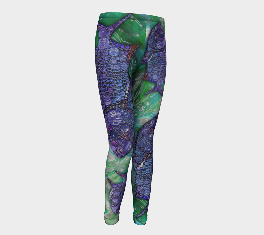 Under Water (youth leggings) 3D preview