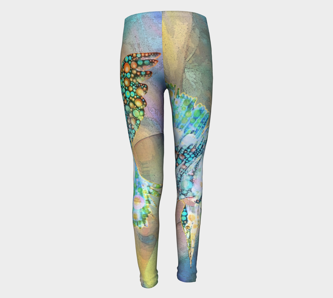 Heron Skies (youth leggings) preview #5
