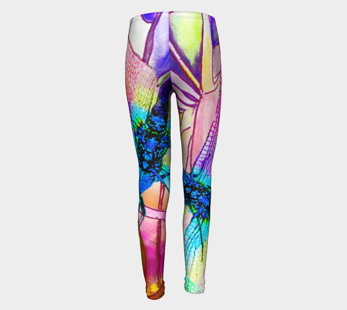 Dragonfly Dream (youth leggings) preview #5