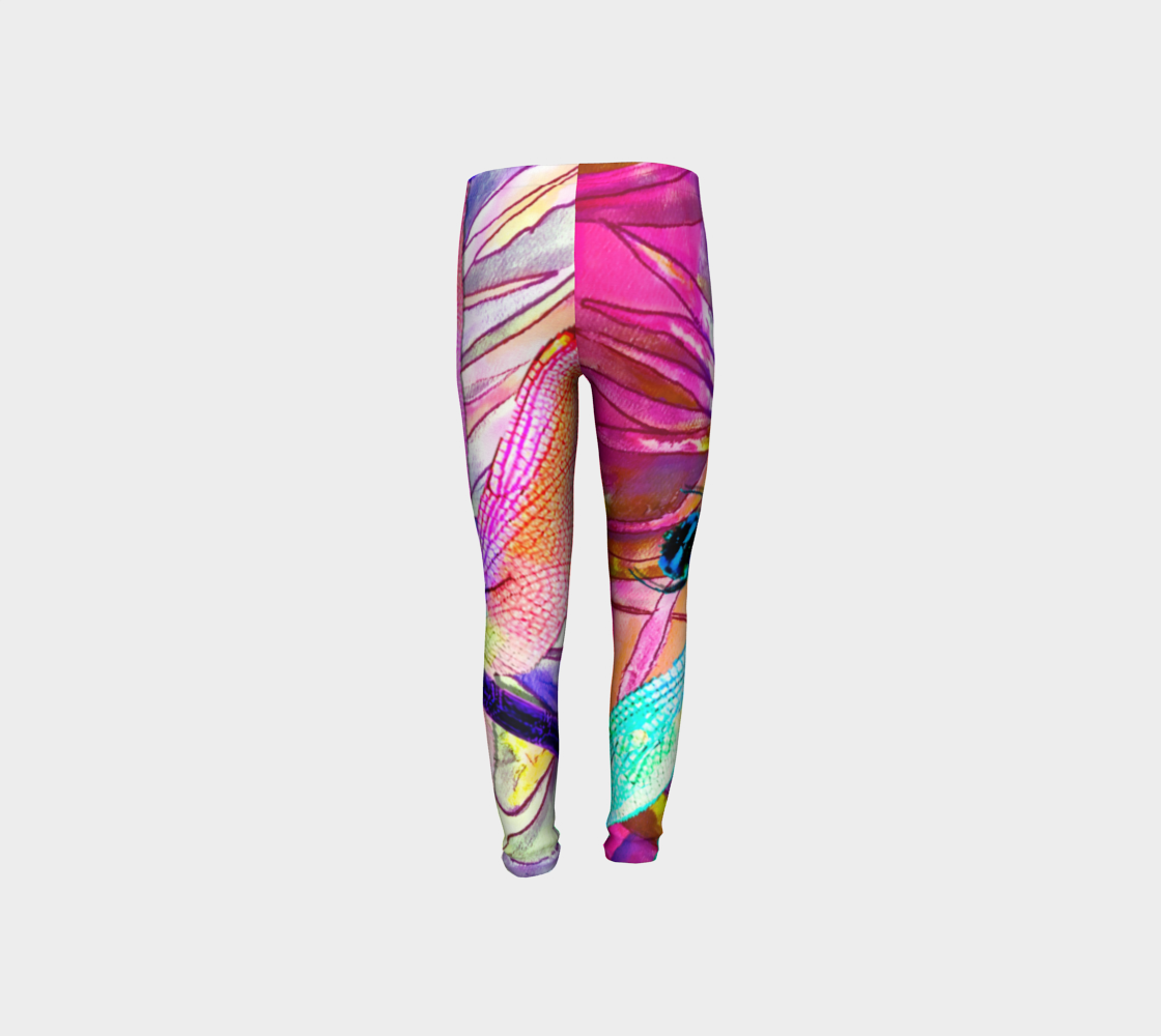 Dragonfly Dream (youth leggings) preview #8