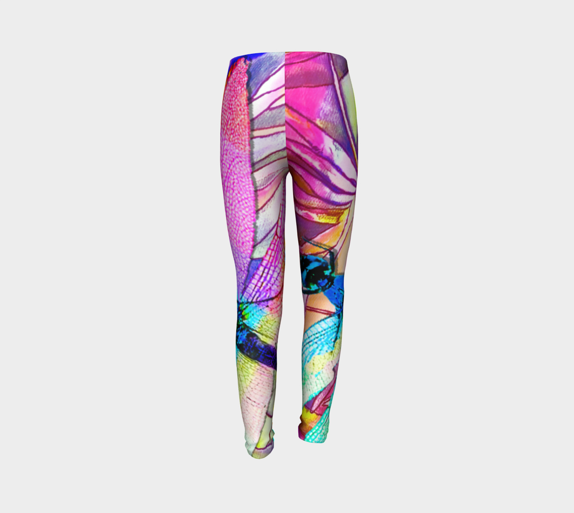 Dragonfly Dream (youth leggings) preview #7