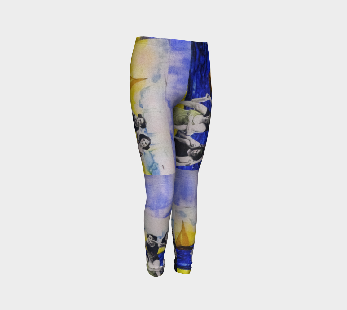 A Day At The Beach (youth leggings) preview #3