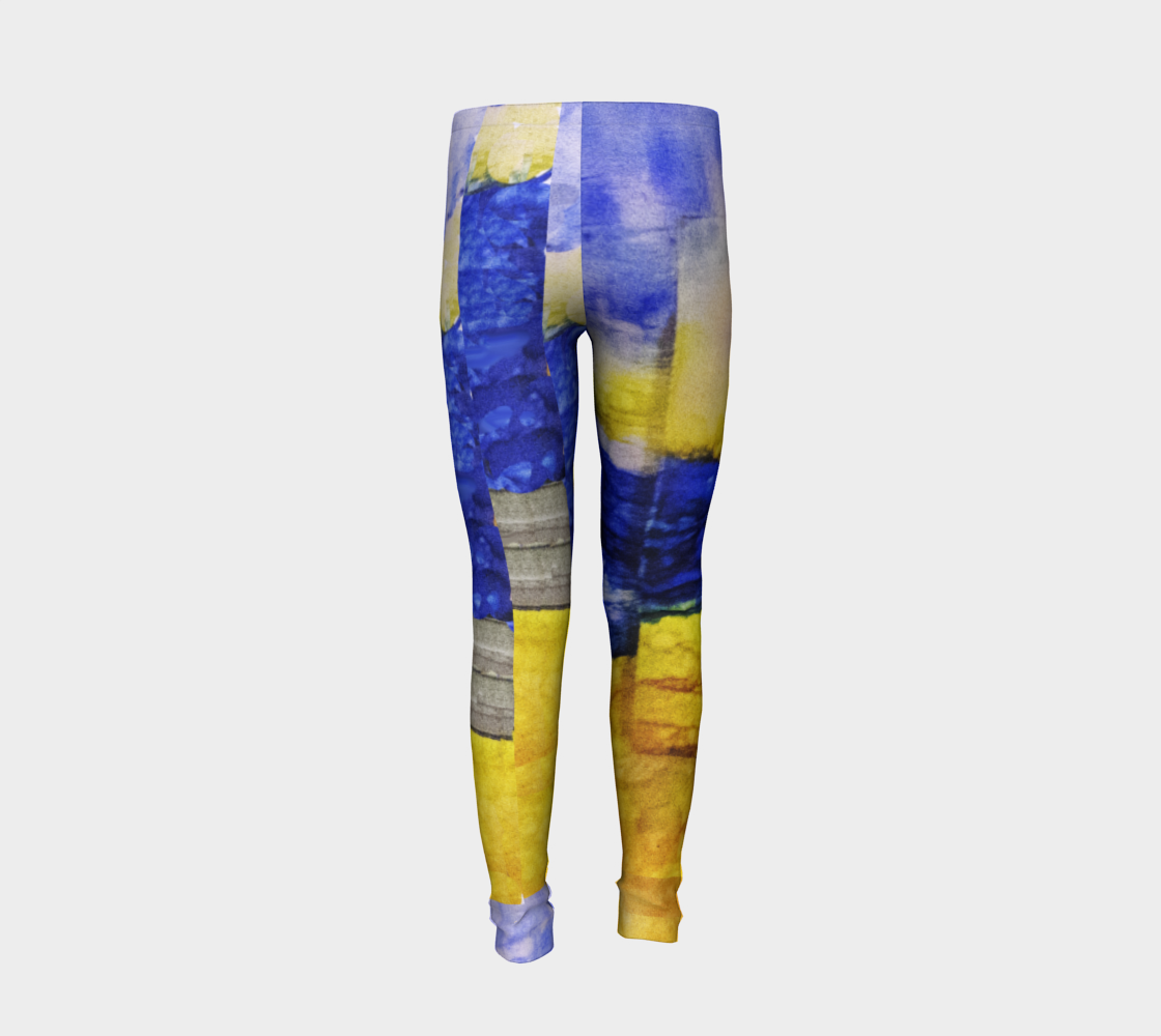 A Day At The Beach (youth leggings) preview #6