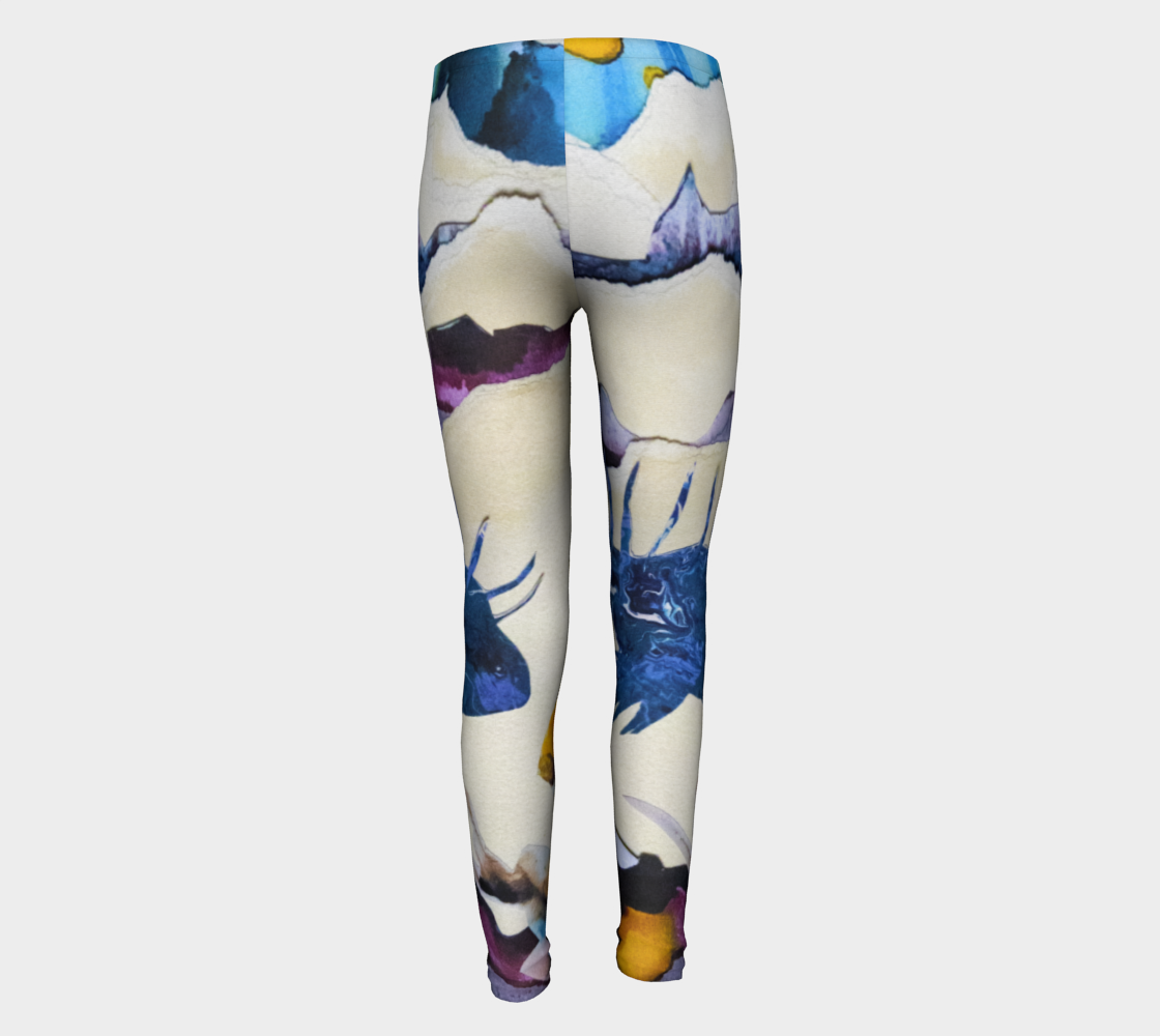 Coral Reef (youth leggings) preview #5