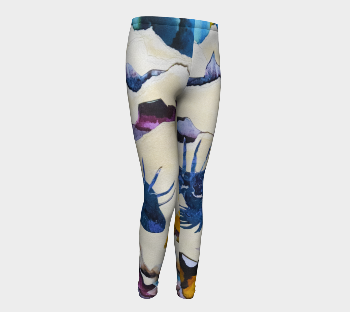 Coral Reef (youth leggings) 3D preview