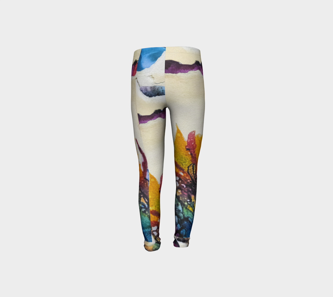 Coral Reef (youth leggings) preview #8