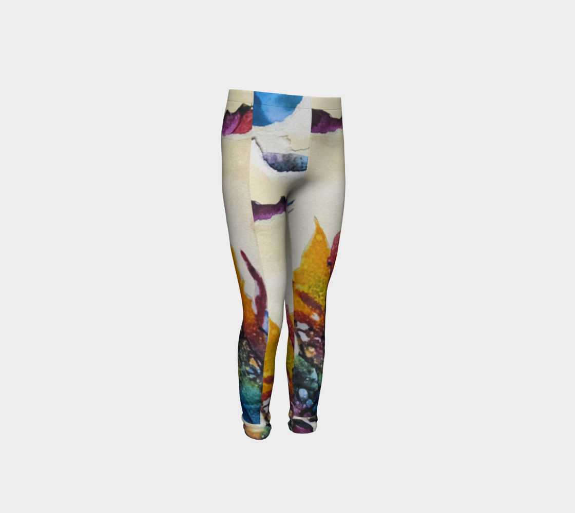 Coral Reef (youth leggings) 3D preview