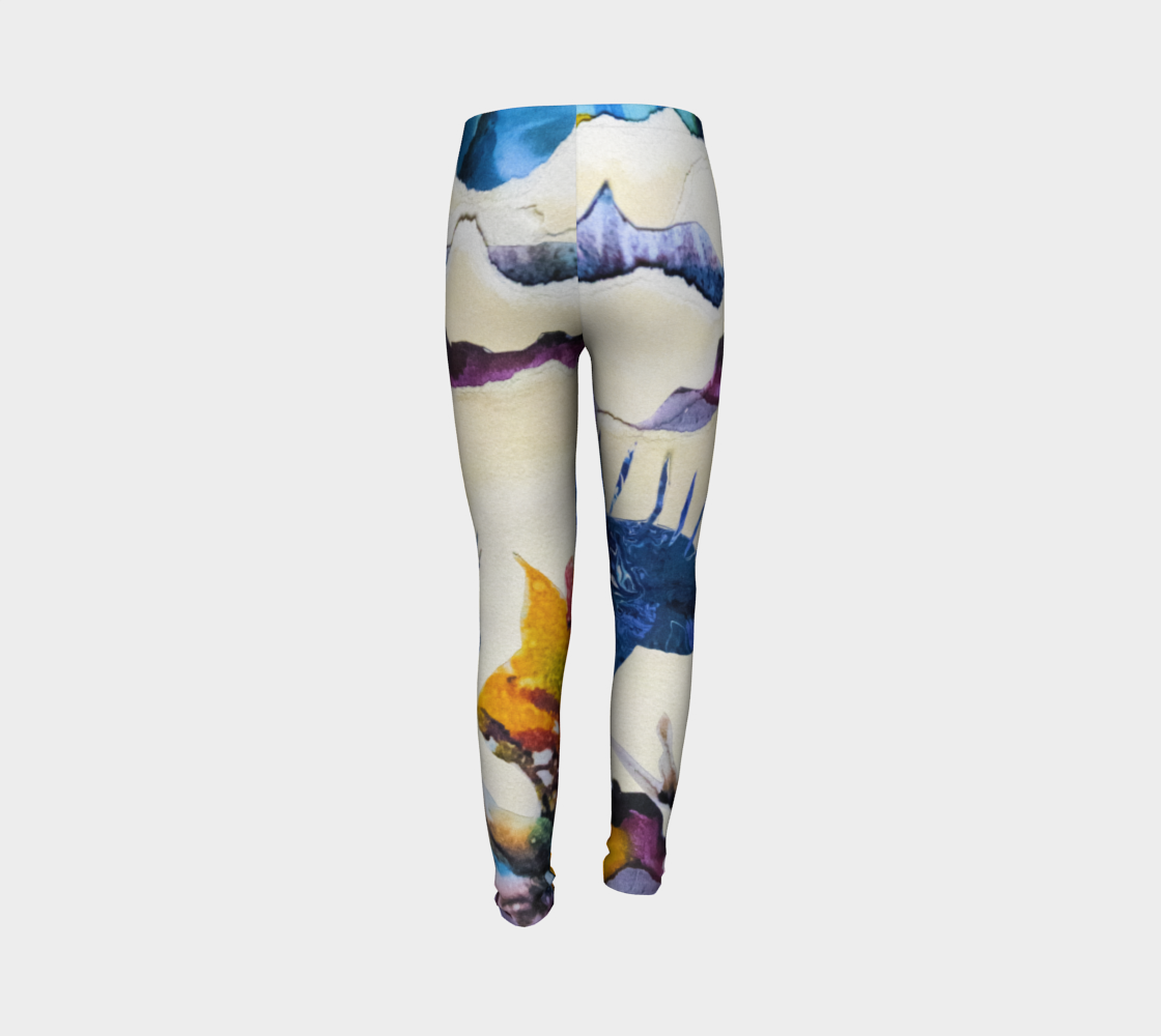 Coral Reef (youth leggings) preview #7