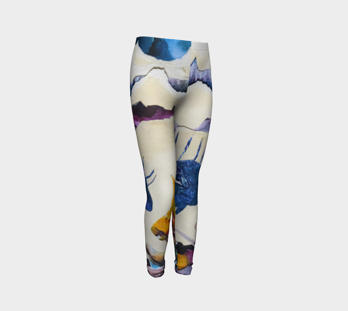 Coral Reef (youth leggings) preview #3