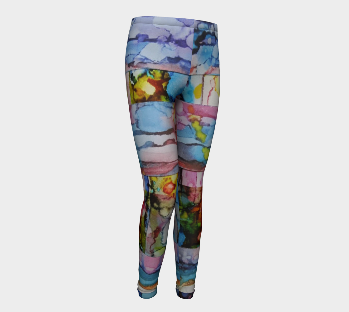 Against The Grain (youth leggings) 3D preview