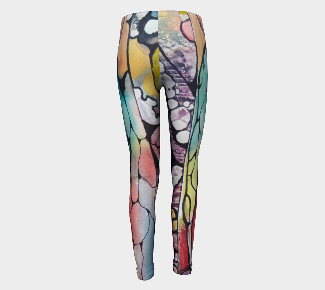 Neuro Abstract (youth leggings) preview #5