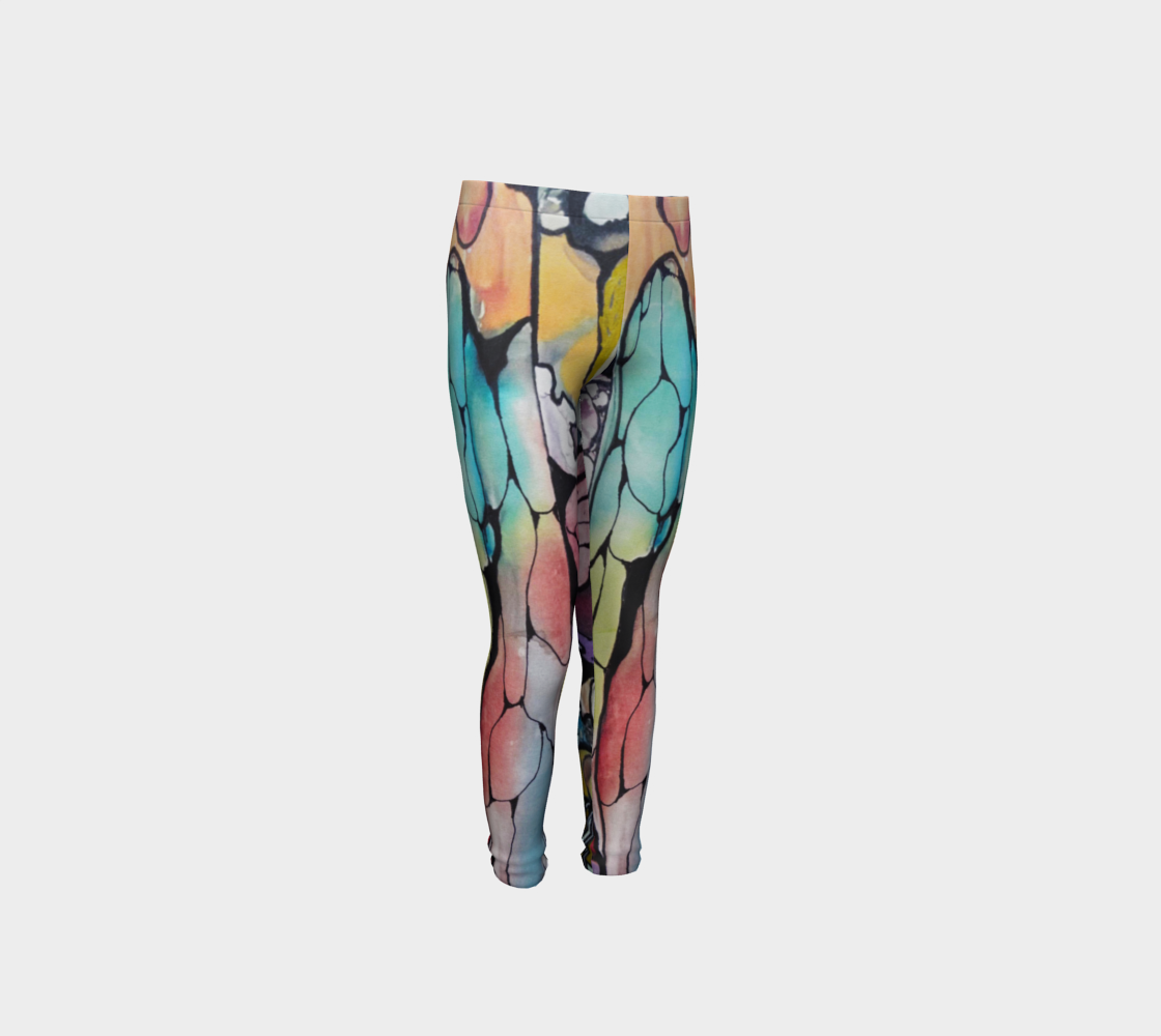 Neuro Abstract (youth leggings) preview