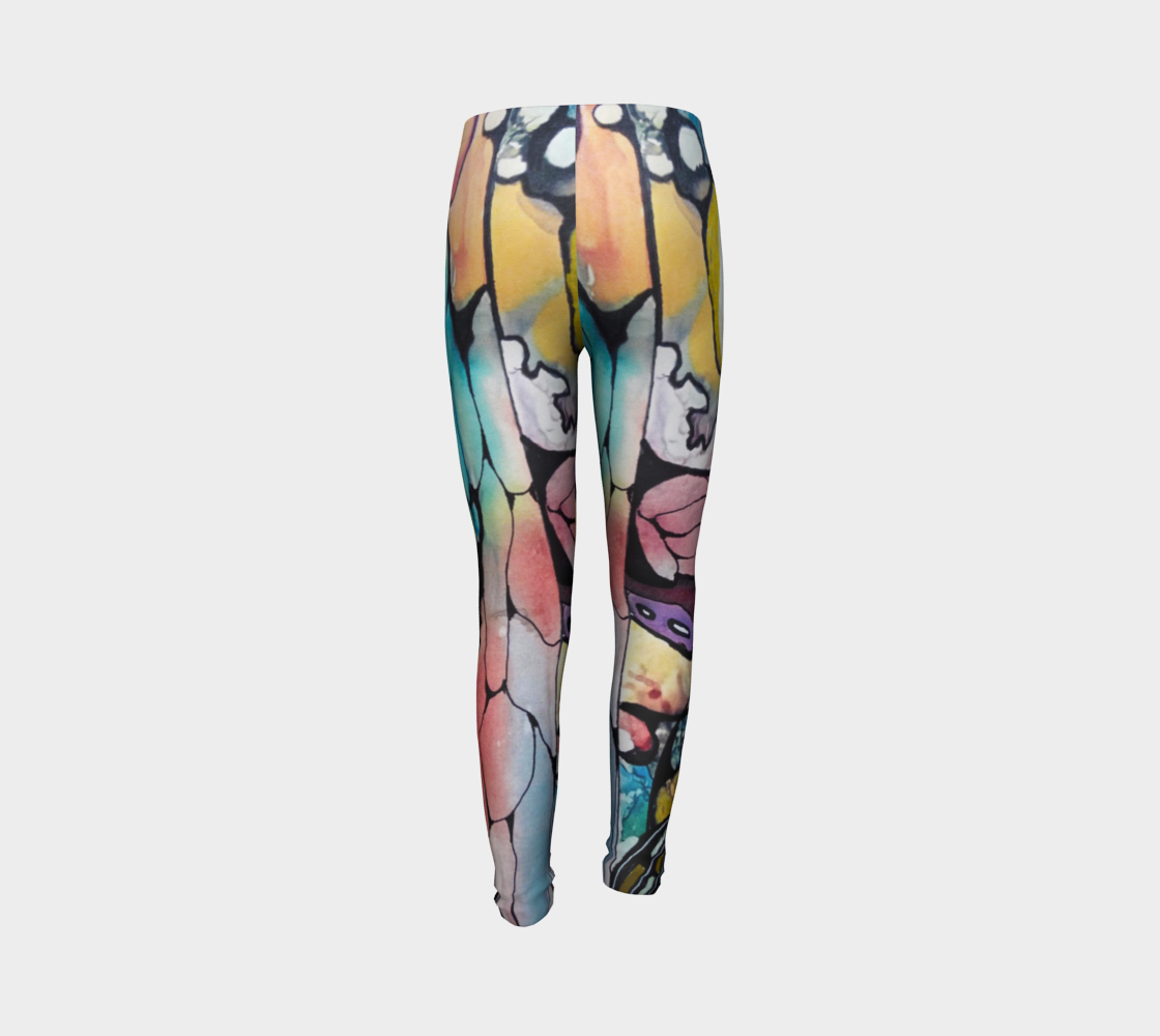 Neuro Abstract (youth leggings) preview #7