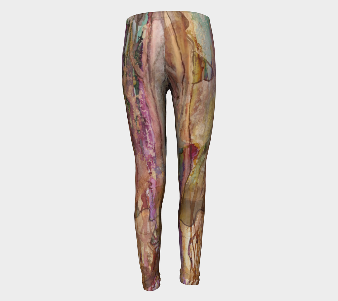 Forest Morning (youth leggings) preview #5