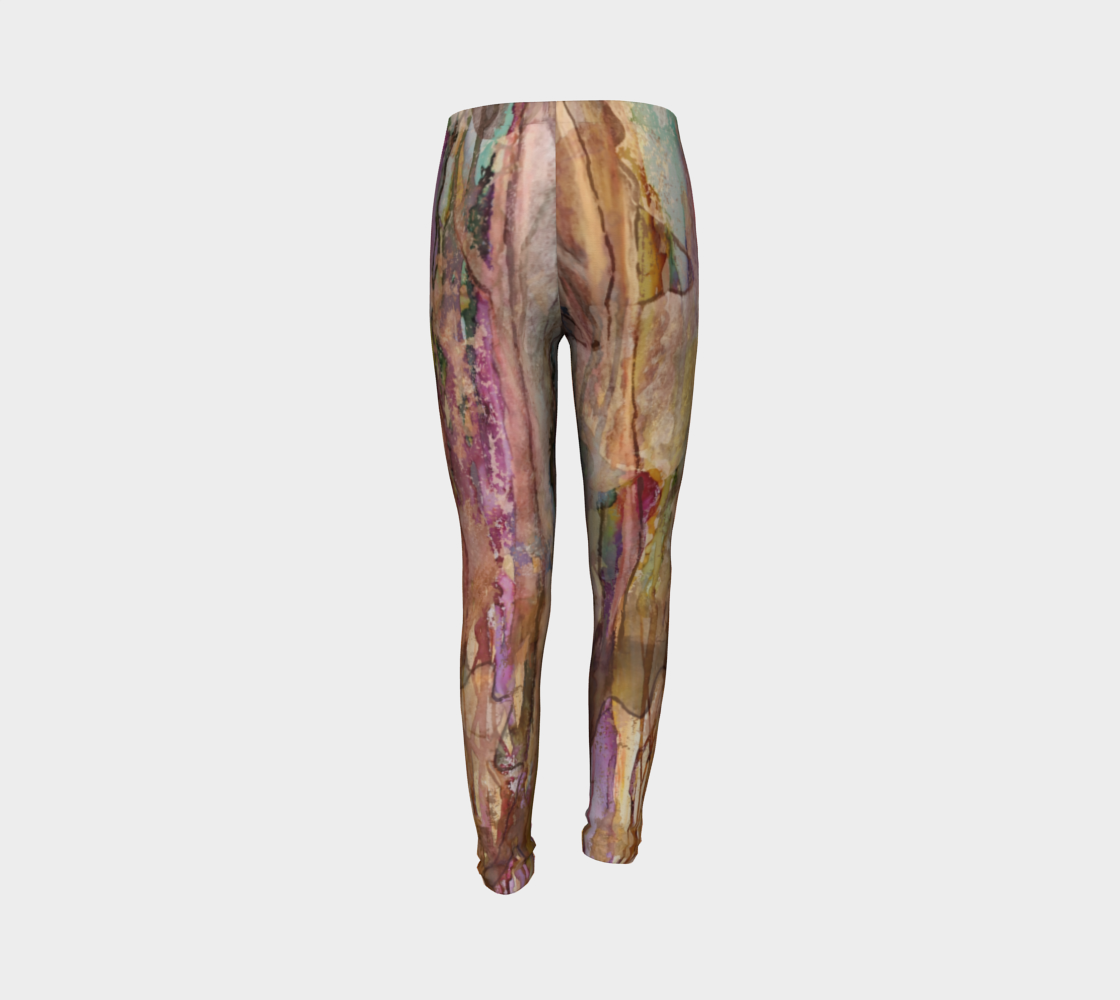 Forest Morning (youth leggings) preview #7