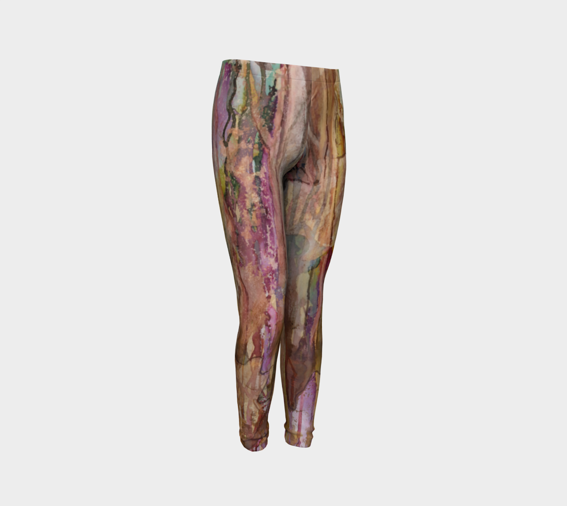 Forest Morning (youth leggings) preview #3