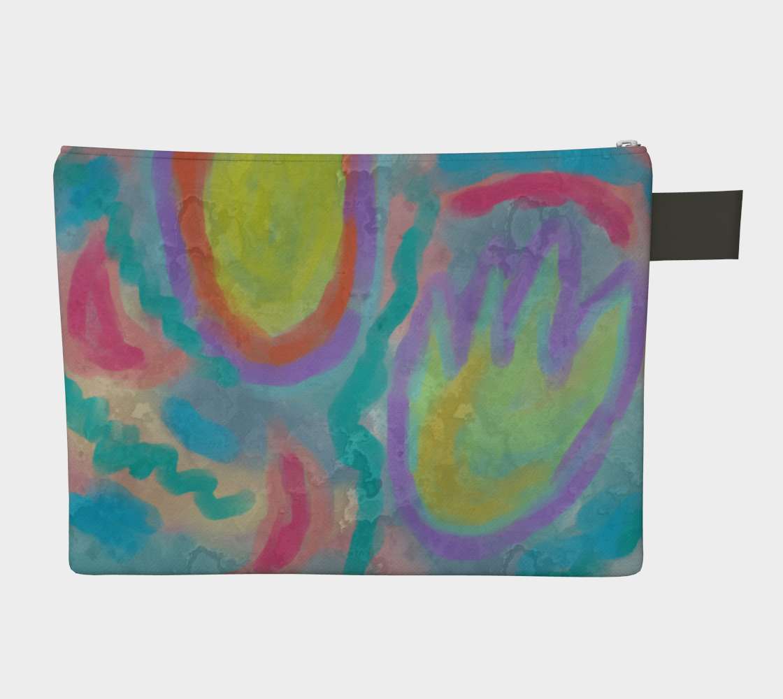Aperçu de Original Abstract Art Clutch Bag #2