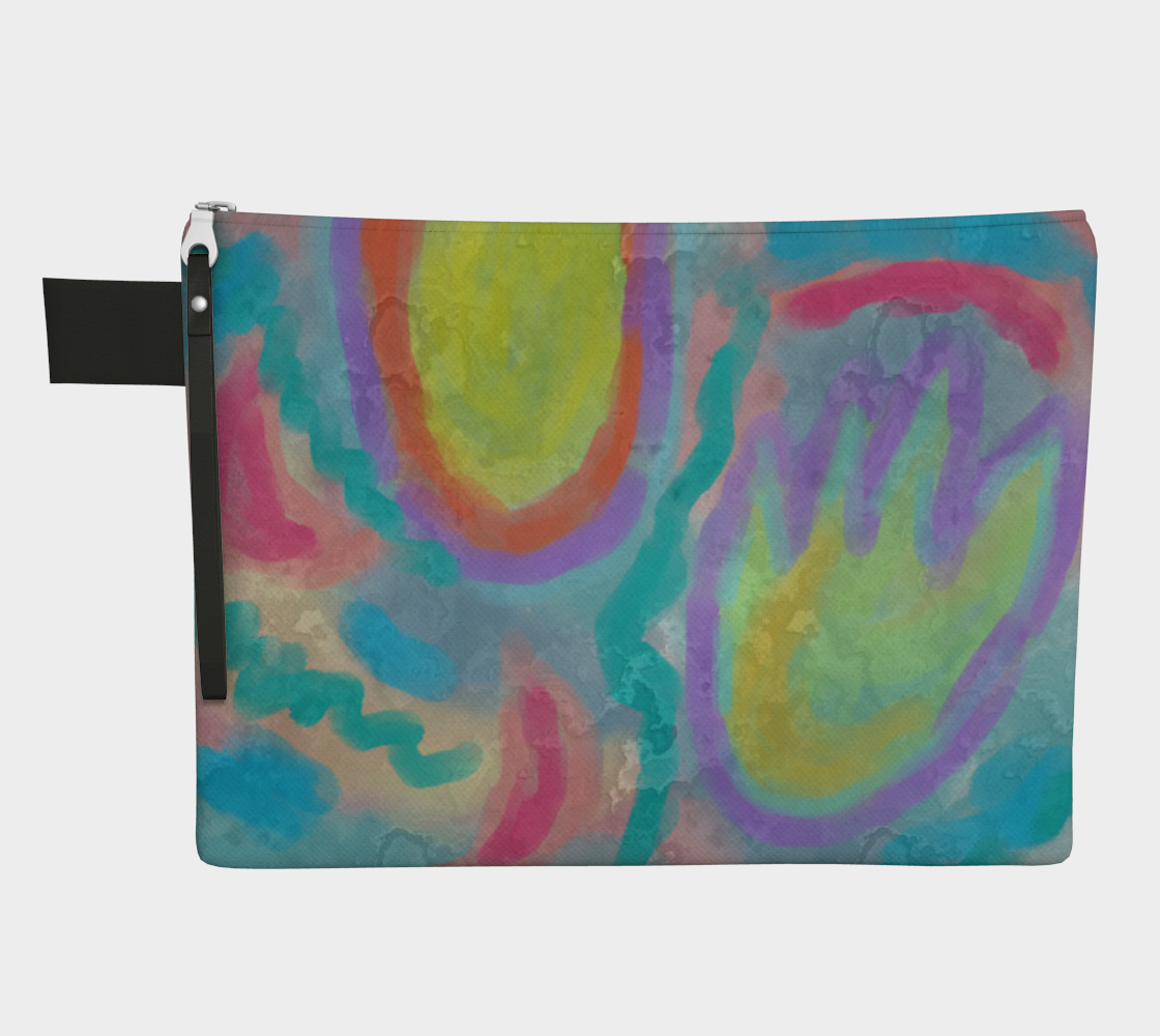 Aperçu de Original Abstract Art Clutch Bag #1