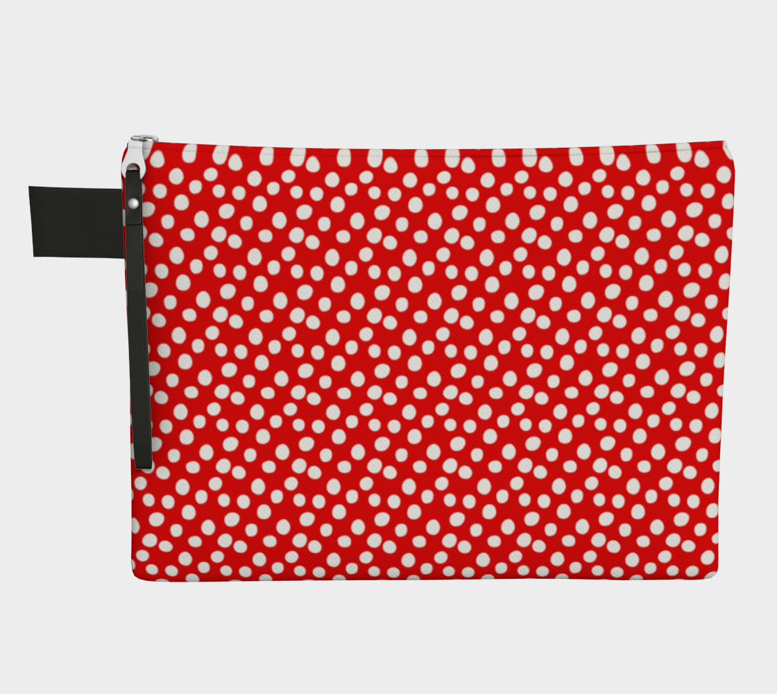 All About the Dots Pouch - Red preview