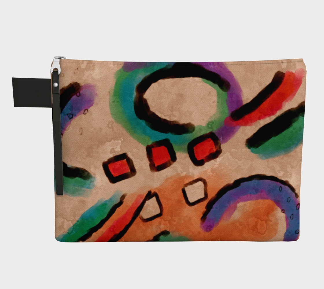 Colorful Abstract Art Clutch Bag preview #1