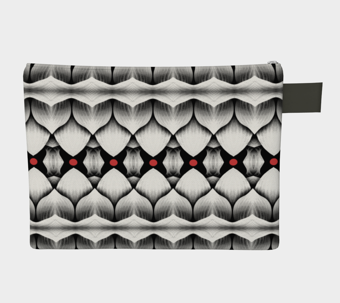 Aperçu de serpentine white + black + red #2