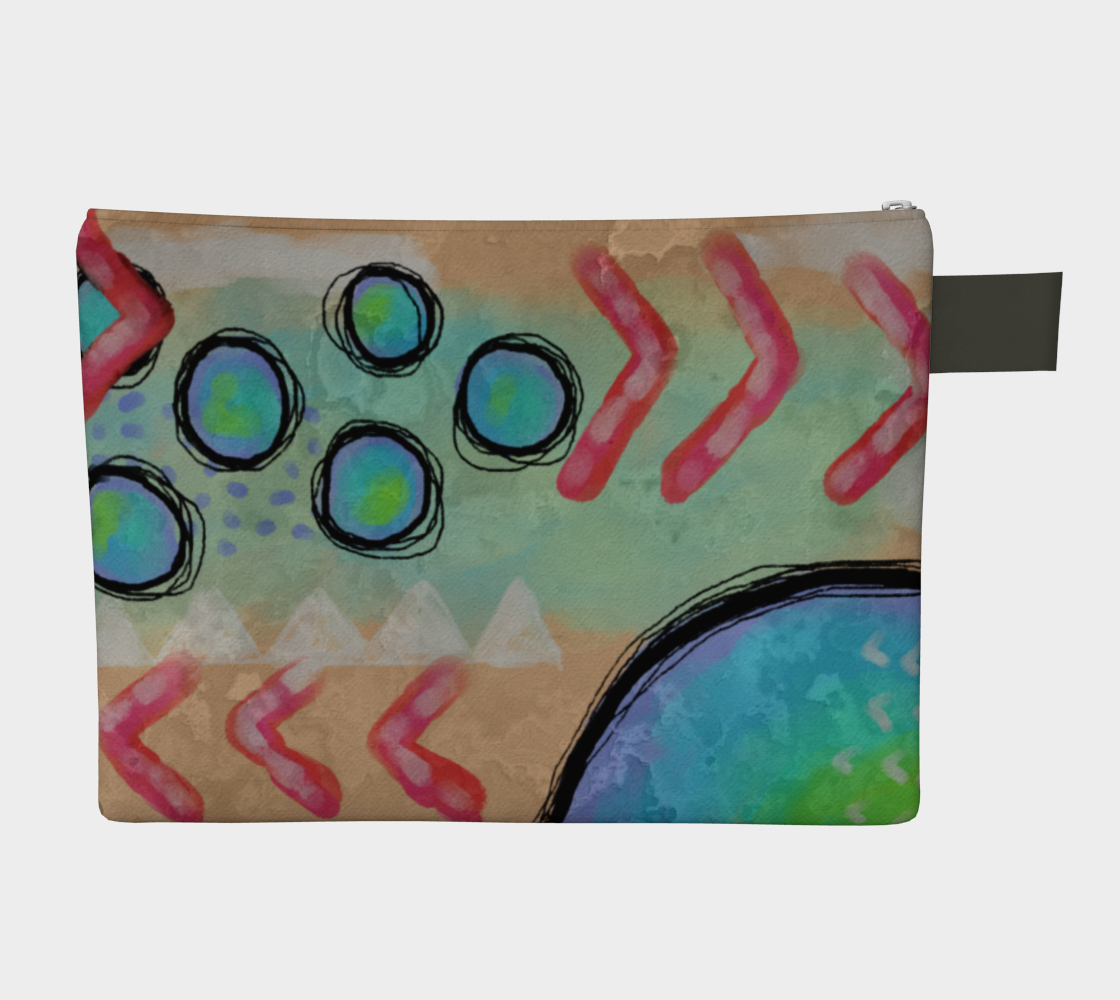 Aperçu de Original Abstract Art Clutch Bag #2