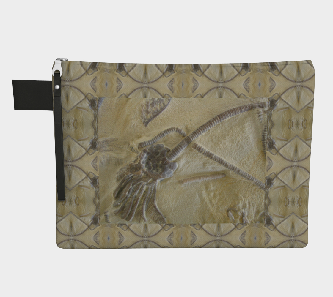 Fossil Crinoid Zipper Carry-all preview
