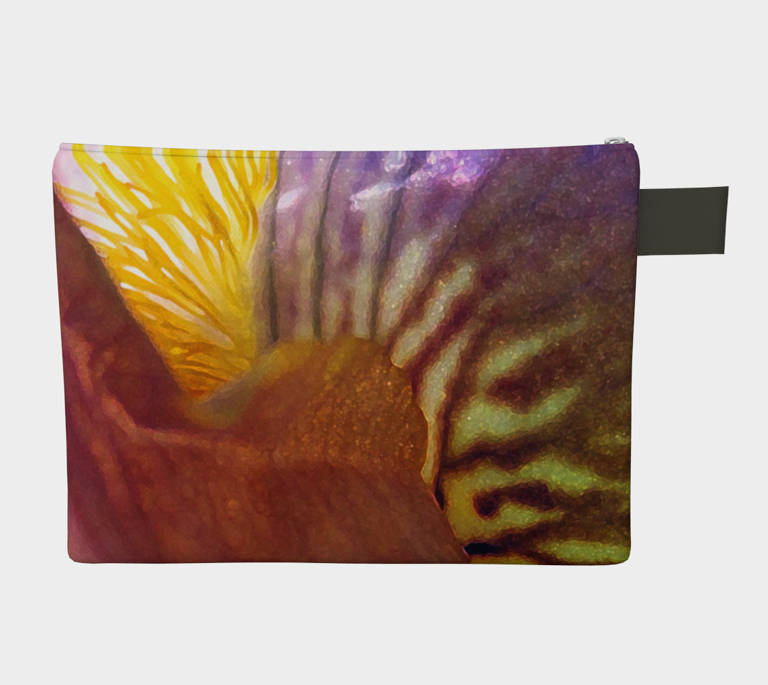 Sunrise Iris Flowerscape 3 Zipper Carry-all preview #2
